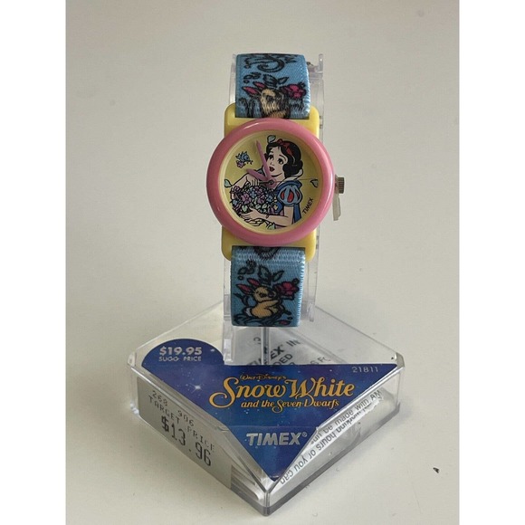 NIB Disney Timex Snow White Vintage 90s Deadstock Watch Disneyana 21811 - Picture 3 of 7